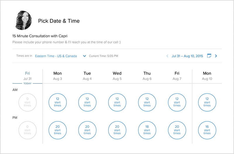 Calendly Tool to plan meetings for salesteams and growth hackers