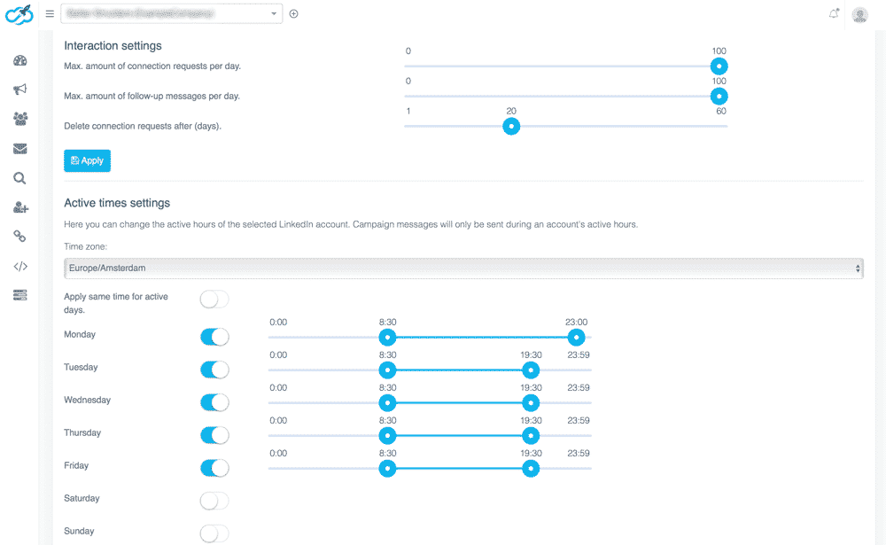 Expandi growth hacking tool linkedin
screenshot