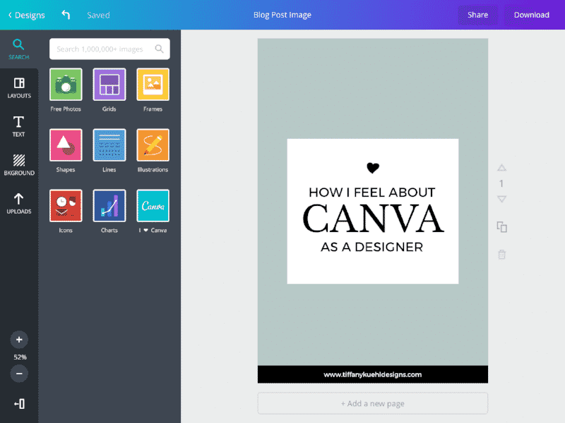 Canva designtool for growth marketeers