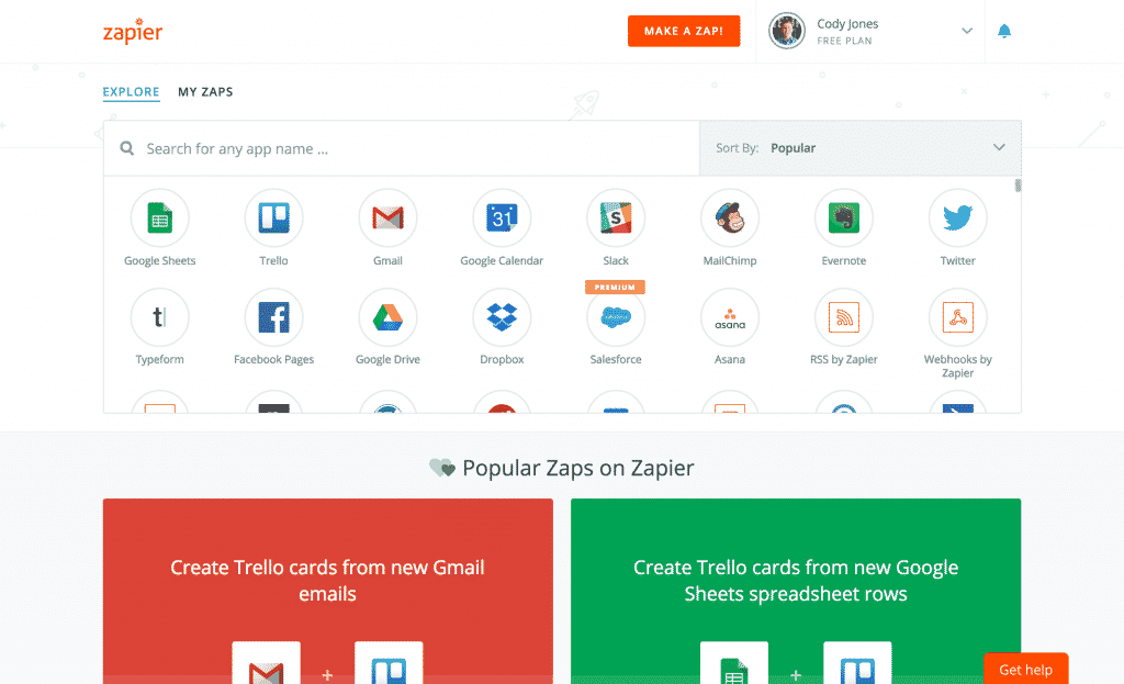 zapier screenshot