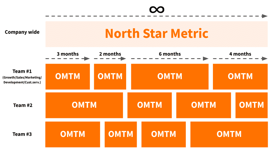 Difference definition North Star Metric versus One Metric That Matters